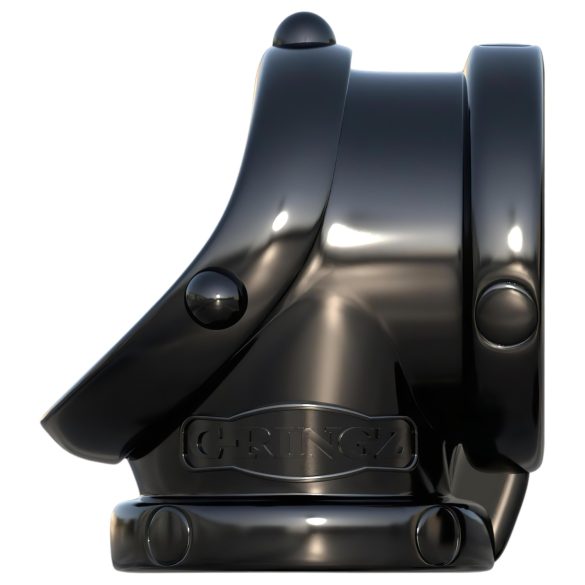 Fantasy Rock Hard - dzimumlocekļa un sēklinieku gredzens melns