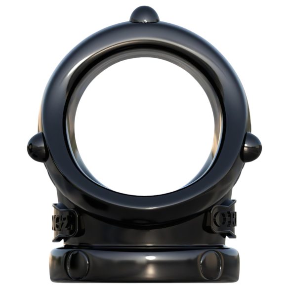 Fantasy Rock Hard - dzimumlocekļa un sēklinieku gredzens melns