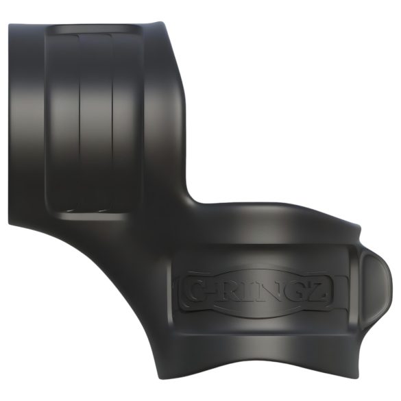 Fantasy Mr. Big - dzimumlocekļa un sēklinieku gredzens (melns)