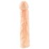 You2Toys - Silikona - paildinošais dzimumlocekļa uzmava (dabīga) - 19 cm