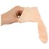 You2Toys - Silikona - paildinošais dzimumlocekļa uzmava (dabīga) - 19 cm