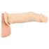 You2Toys - Silikona - paildinošais dzimumlocekļa uzmava (dabīga) - 19 cm