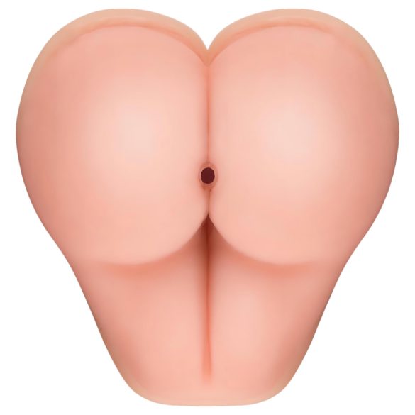 Nature Skin - 2in1 mākslīgā sēžamvieta un dzimumlocekļa uzmava naturāls