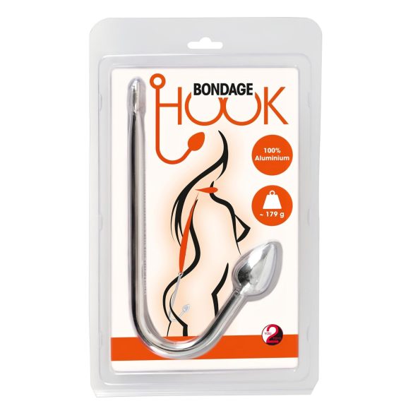 You2Toys - Anālā āķis - alumīnijs, sudrabs, 179g