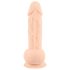 Silexd 9,5 - piesūcekņa dildo - 24cm (dabīgs)
