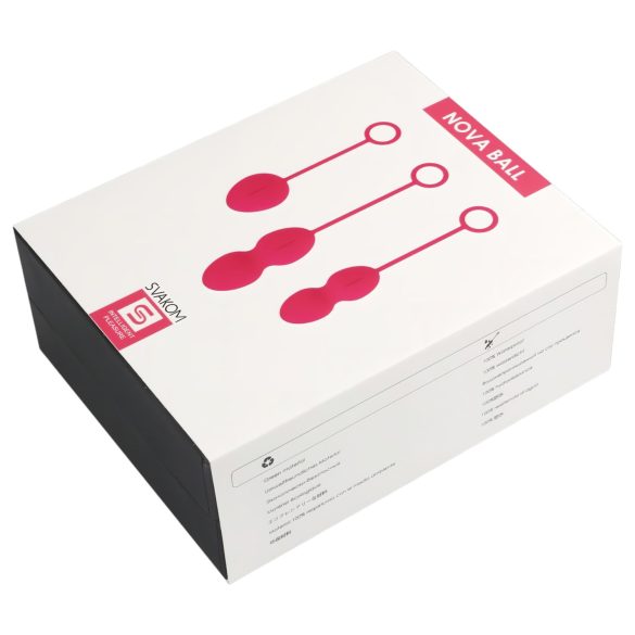 Svakom Nova - 3 gabalu geišas bumbiņu komplekts (sarkans)