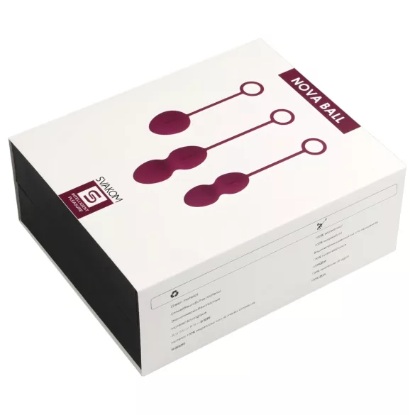 Svakom Nova - geišas bumbiņu komplekts 3 gab violetas