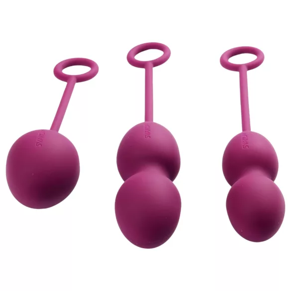 Svakom Nova - geišas bumbiņu komplekts 3 gab violetas