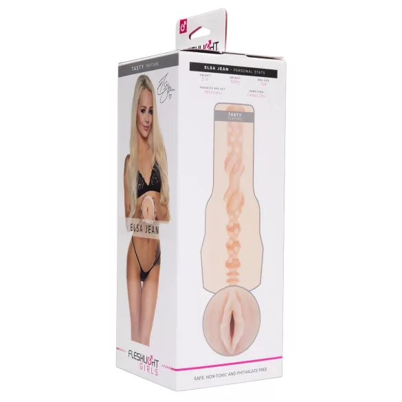 Fleshlight masturbators Elsa Jean Tasty vagina realistiska maksts