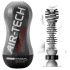 TENGA Air-Tech Squeeze Strong - masturbators ar vaku efektu melns
