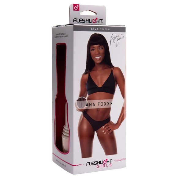 Fleshlight masturbators élethū vagina ar Ana Foxxx dizainu, zīda materiāls