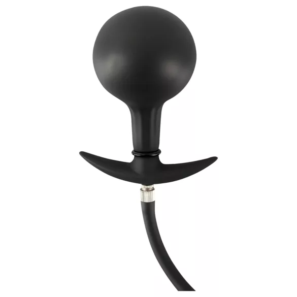 You2Toys - anālais aizbāznis ar bumbiņām, pumpējams, melns