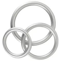   You2Toys Metallic - silikona dzimumlocekļa gredzenu komplekts 3 gab