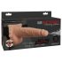 Fetiša Strapons 7,5 - piestiprināms, izsmidzināms dildo (dabīgs)
