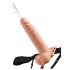 Fetiša Strapons 7,5 - piestiprināms, izsmidzināms dildo (dabīgs)