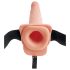 Fetiša Strap-On 9 - piestiprināms, dobs, izsmidzināms dildo (dabīgs)