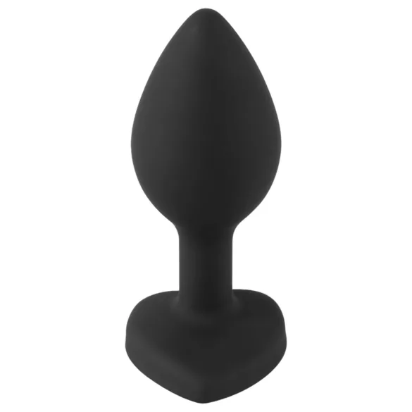 You2Toys anālais aizbāznis ar baltu akmeni, melns