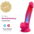 Silexd 7 - piesūcekni, ar sēkliniekiem aprīkots dildo - 17,5 cm (rozā)