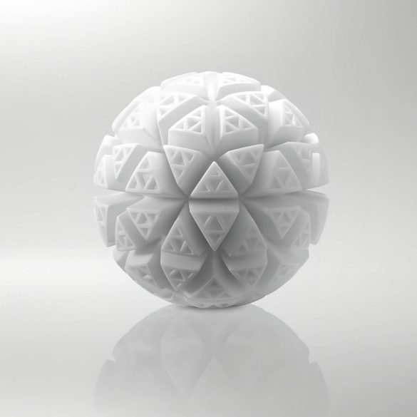 TENGA GEO - masturbators ar viļņotu tekstūru Glacier