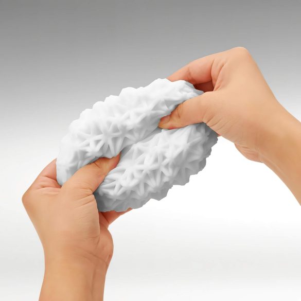 TENGA GEO - masturbators ar viļņotu tekstūru Glacier