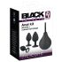 Black Velvet - anālo aizbāžņu komplekts (4 daļās) - melns