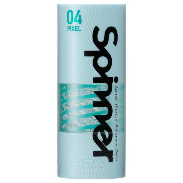 TENGA Spinner Pixel - caurspīdīgs masturbators