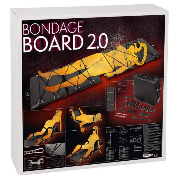 You2Toys Bondage dēlis 2.0 - pārnēsājams fetiša gultas komplekts