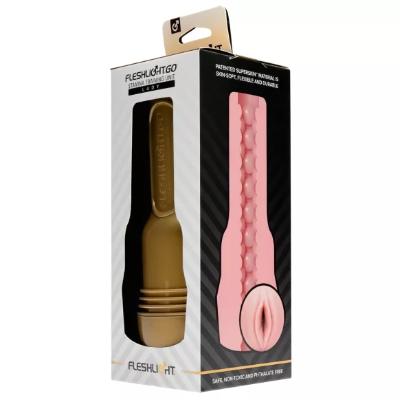 Fleshlight GO Stamina Training Unit Lady - kompakta vagīna (rozā)
