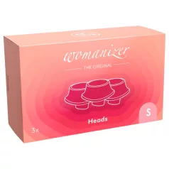   Womanizer Premium Eco - rezerves uzgaļu komplekts 3 gab rozā