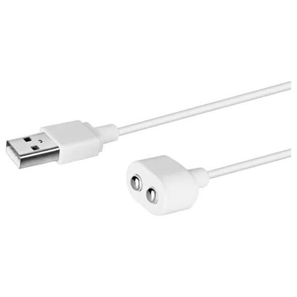 Womanizer - magnētiskais USB uzlādes kabelis balts