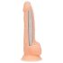 Naked Addiction 8 - piesūcekņa pamatne, realistisks dildo (20 cm)