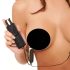 Fetish - vibrējošas krūšu galu skavas melnas