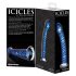 Icicles Nr. 29 - spirālveida stikla dildo vīriešiem (zils)