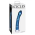 Icicles No. 29 - stikla spirālveida dildo vīriešiem zils