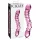 Icicles No. 55 - stikla divpusējs G punkta dildo rozā