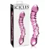 Icicles No. 55 - stikla divpusējs G punkta dildo rozā