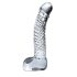 "Icicles Nr. 61 - elegants stikla dildo ar formu (caurspīdīgs)"