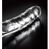 Icicles No. 62 - stikla dildo ar dzimumlocekļa formu caurspīdīgs