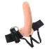 Pipedream - Fetish Strap-On 8 - uzkabināms, dobs vibrators (dabīgs)