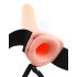 Fetiša Strap-On 8 - uzlietojams, dobais vibrators (dabīgs toni)