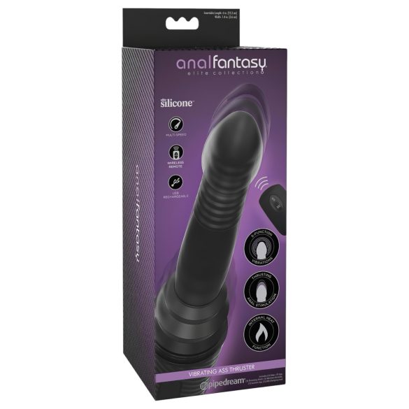 Anālās baudas vilnis - melns anālais vibrators