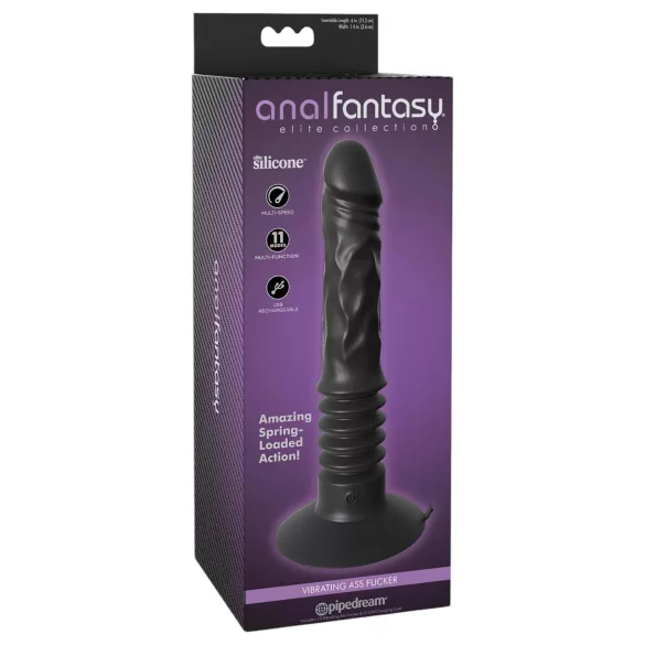 Analfantasy anālais vibrators uzlādējams melns