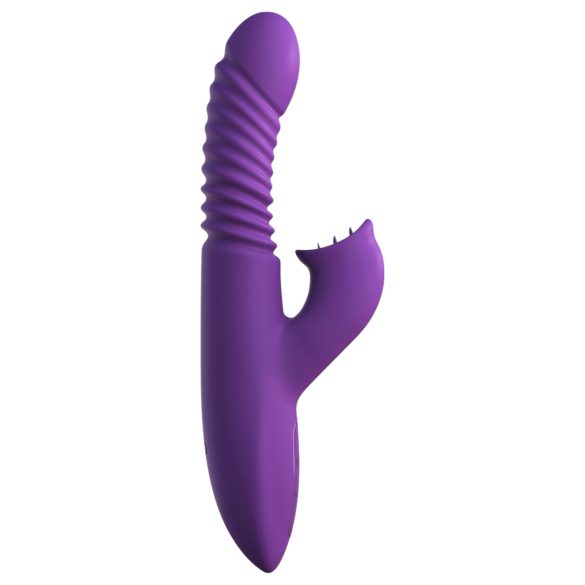Fantāzija Viņai – 3in1 stumjošs vibrators ar sildīšanas funkciju (violets)