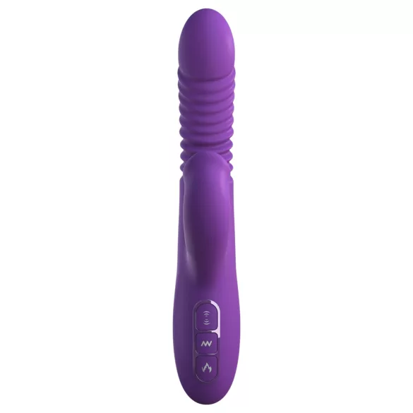 Fantasy For Her - 3-in-1 stumjošs vibrators ar sildošu funkciju (violets)