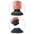 King Cock vibrators ar piesūcekni un elastīgu dizainu 26cm naturāls