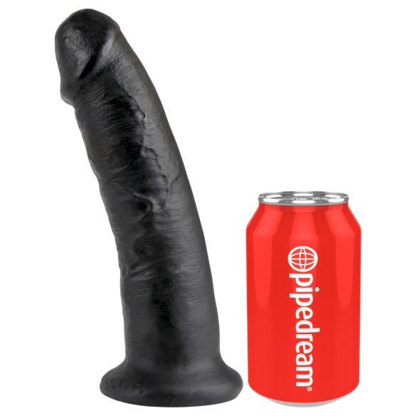 King Cock 9 - piesūcekņa dildo melns