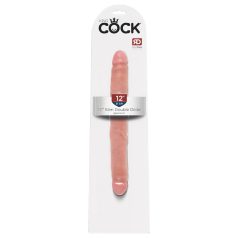 King Cock dubultais realistisks dildo 31cm naturāls
