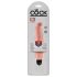 King Cock 7 Stiffy - ūdensnecaurlaidīgs, reālistisks vibrators (18cm) - naturāls