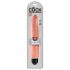King Cock 10 Stiffy - ūdensizturīgs, reālistisks vibrators (25 cm) - dabīgs