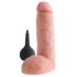 King Cock 8 - dzīvā ūdens strūklas dildo (20 cm) - dabīgs